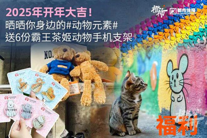 王茶姬动物手机支架……橙柿超多福利送送送爱游戏入口时髦人都有的巴拉克拉法帽、霸(图6)
